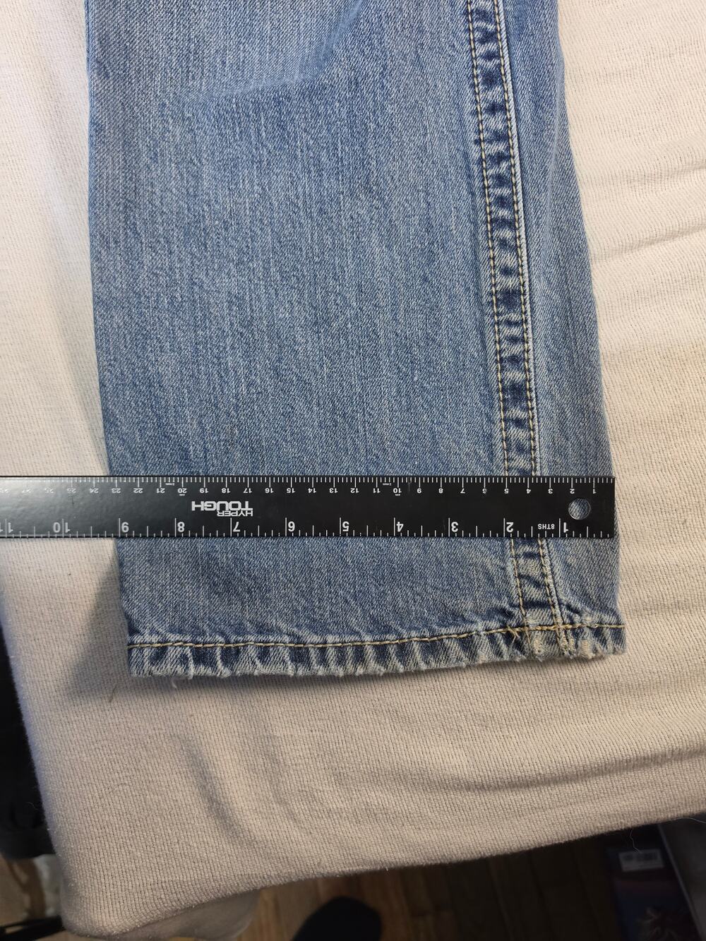 Ariat Mens M5 Straight Leg Jeans 32 x 32 Thick Stitch Western
